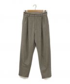 MANOFマノフ）の古着「MELANGE TAPERED PANTS」｜グレー