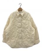 CLANEクラネ）の古着「PADDED CRUMPLY SHIRT JACKET」｜ホワイト