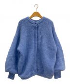 Ameriアメリ）の古着「2WAY MOHAIR SHAGGY KNIT」｜ブルー