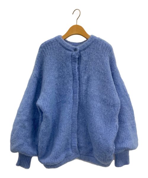 Ameri（アメリ）Ameri (アメリ) 2WAY MOHAIR SHAGGY KNIT ブルー サイズ:Fの古着・服飾アイテム