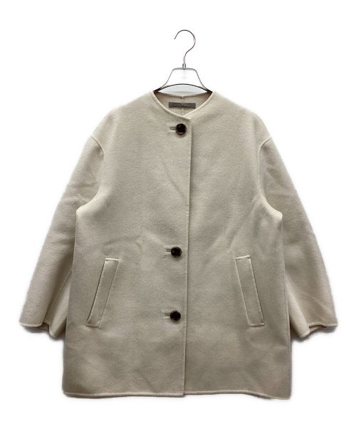 theory luxe（セオリーリュクス）theory luxe (セオリーリュクス) ウールカシミヤノーカラーコート ベージュ サイズ:38の古着・服飾アイテム