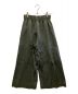 SACRA (サクラ) TRIACE SATIN PANTS カーキ サイズ:36 未使用品：5000円