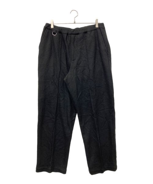 EVISEN（エビセン）EVISEN (エビセン) WOOL PINTUCK TRACK PANTS ブラック サイズ:SIZE Lの古着・服飾アイテム