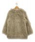 6(ROKU) BEAUTY&YOUTH (ロク ビューティーアンドユース) FAKE FUR COAT ベージュ サイズ:36：7000円