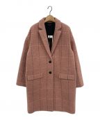 rag&boneラグアンドボーン）の古着「Estelle Cocoon Check Coat」｜ピンク