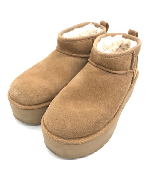 UGG（アグ）UGG (アグ) Classic Ultra Mini Platform ブラウン サイズ:23の古着・服飾アイテム