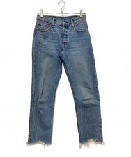 LEVI'S (リーバイス) Ungrid (アングリッド) 501crop denim インディゴ サイズ:W25×L27