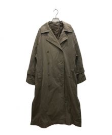 toteme（トーテム）の古着「TECHNO COTTON TRENCH/テクノコットントレンチ」｜ブラウン