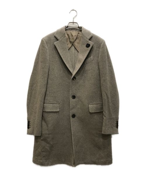 LARDINI（ラルディーニ）LARDINI (ラルディーニ) アルパカ混チェスターコート グレージュ サイズ:48の古着・服飾アイテム