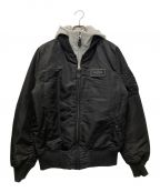 ALPHA INDUSTRIESアルファインダストリーズ）の古着「Flight jacket MA-1」｜ブラック