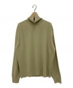 AURALEEオーラリー）の古着「Super High Gauze Wool Knit Turtle」｜オリーブ