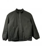 DESCENTEデサント）の古着「WOOL MIX STAND COLLAR ZIP UP BLOUSON」｜ブラック