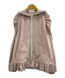 BORDERS at BALCONY（ボーダーズアットバルコニー）の古着「ZIP UP HOODIE」｜ピンク