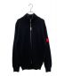 LANVIN COLLECTION（ランバンコレクション）の古着「ZIP UP RIB KNIT」｜ブラック