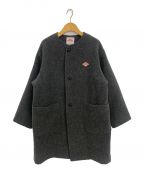 DANTONダントン）の古着「COLLARLESS CREW NECK COAT」｜グレー