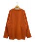 AURALEE (オーラリー) SUPER FINE WOOL RIB KNIT BIG P/O オレンジ サイズ:5：13000円