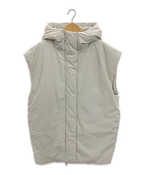 ARGUE（アーギュ）ARGUE (アーギュ) COCOON COAT VEST アイボリー サイズ:FREEの古着・服飾アイテム