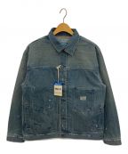 Liberaidersリベレイダース）の古着「BLEACHED DENIM JACKET」｜インディゴ