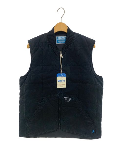 Liberaiders（リベレイダース）Liberaiders (リベレイダース) WORK QUILTED VEST ブラック サイズ:MEDIUMの古着・服飾アイテム