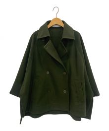 COGTHEBIGSMOKE（コグザビッグスモーク）の古着「GWYNETH PEACOAT」｜グリーン