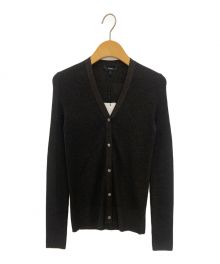 theory（セオリー）の古着「Regal Wool Micro S Cardi B」｜ブラウン