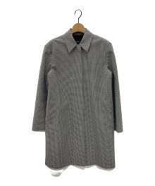 theory（セオリー）の古着「Tailor Check CL Car Coat B」｜ブラック×ホワイト