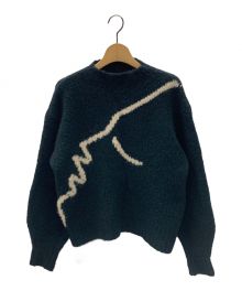 Paloma Wool（パロマウール）の古着「リブニットセーター」｜グリーン