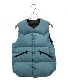 RockyMountainFeatherBed×The Three Robbers（ロッキーマウンテンフェザーベッド×スリーラバーズ）の古着「PROCESS DOWN VEST」｜ブルー