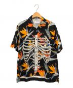 MAYOメイヨー）の古着「Bird of paradise bone shirts」｜ブラック