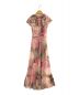 ted baker (テッドベーカー) Dress Karenie Frilled Sleeveless V Neck Maxi Dress ピンク サイズ:2：7000円