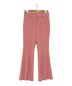 H BEAUTY&YOUTH（エイチ ビューティー&ユース）の古着「GEORGETTE FLARE PANTS」｜ピンク