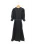 HYKE (ハイク) LINEN BALLOON SLEEVE MAXI DRESS ブラック サイズ:1 SMALL：27000円