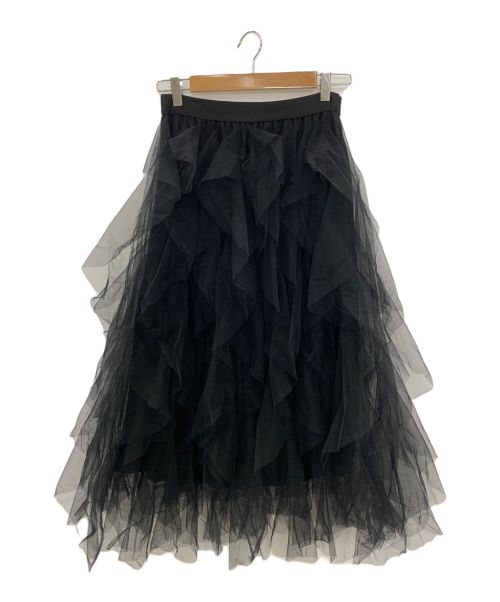 L'appartement（アパルトモン）L'Appartement (アパルトモン) Tulle Drape Skirt ブラック サイズ:-の古着・服飾アイテム