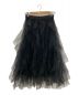 L'Appartement（アパルトモン）の古着「Tulle Drape Skirt」｜ブラック