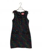 Kate Spadeケイトスペード）の古着「Kate Spade Metallic Tweed Dress」｜ブラック