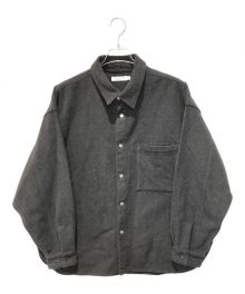 ROTOL（ロトル）の古着「SNAP BUTTON SHIRT MELTON」｜グレー