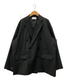 soerte（ソエルテ）の古着「Oversized double-breasted jacket」｜グレー