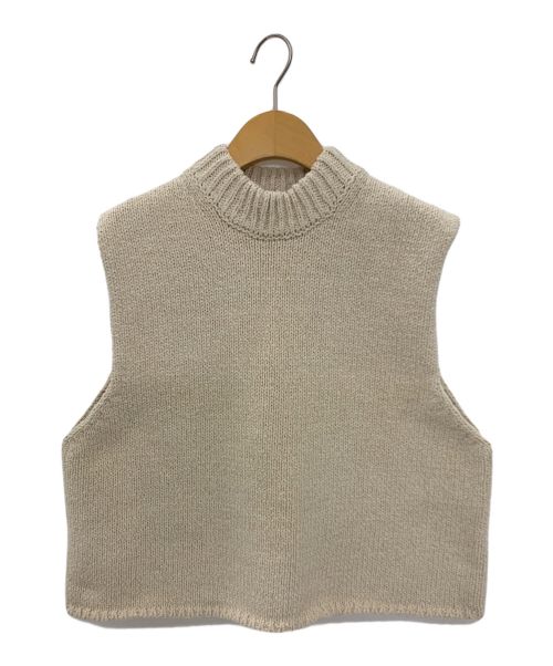 THE SHINZONE（ザ シンゾーン）THE SHINZONE (ザ シンゾーン) COTTON SLUB KNIT アイボリー サイズ:FOの古着・服飾アイテム