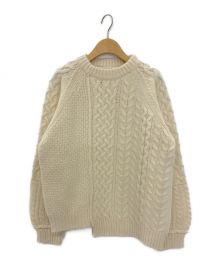 THE SHINZONE（ザ シンゾーン）の古着「LINK CABLE KNIT」｜アイボリー