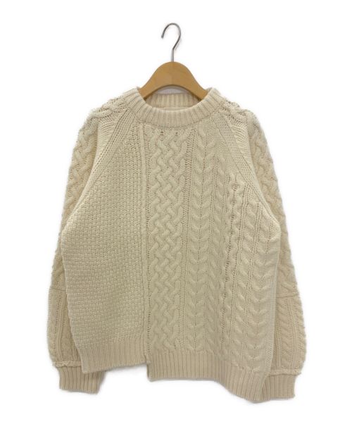 THE SHINZONE（ザ シンゾーン）THE SHINZONE (ザ シンゾーン) LINK CABLE KNIT アイボリー サイズ:FOの古着・服飾アイテム