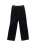 Acne studios（アクネ ストゥディオス）の古着「Flocked Denim Trousers」｜ネイビー