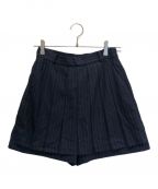 MAISON SPECIALメゾンスペシャル）の古着「プリーツキュロットスカート/Pleats Culotte Skirt」｜ネイビー