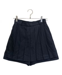 MAISON SPECIAL（メゾンスペシャル）の古着「プリーツキュロットスカート/Pleats Culotte Skirt」｜ネイビー