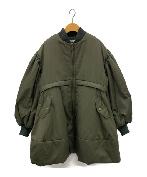 machatt（マチャット）machatt (マチャット) トップサーモフォルムコート カーキ サイズ:Fの古着・服飾アイテム