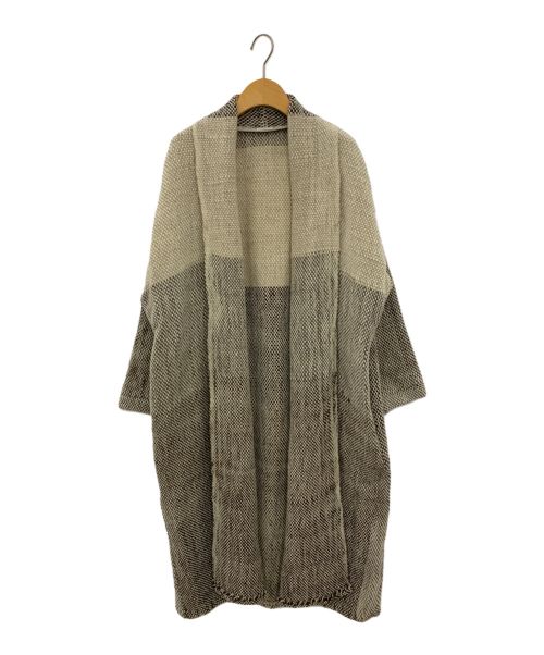 SEEALL（シーオール）SEEALL (シーオール) HAND LOOM TELAR COAT ブラウンミックス サイズ:1の古着・服飾アイテム