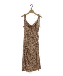 HER LIP TO（ハーリップトゥ）の古着「Cherry Pattern Layered Cami Dress」｜モカ