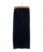 holidayホリデー）の古着「BLACK RESIZE WRAP SKIRT」｜ブラック