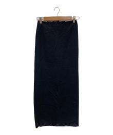 holiday（ホリデー）の古着「BLACK RESIZE WRAP SKIRT」｜ブラック