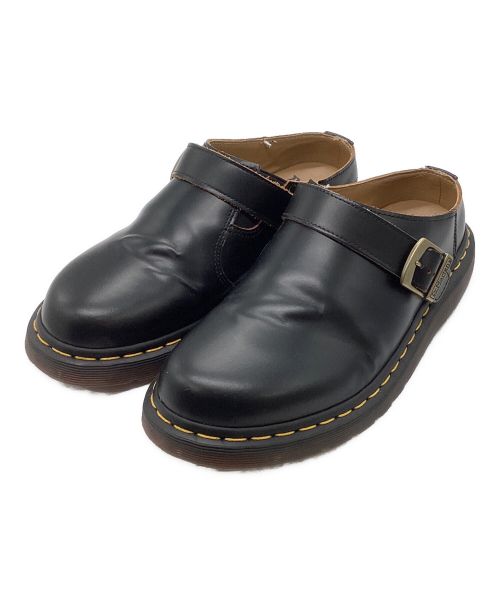 Dr.Martens（ドクターマーチン）Dr.Martens (ドクターマーチン) ISHAM バックル ミュール ブラック サイズ:UK8の古着・服飾アイテム