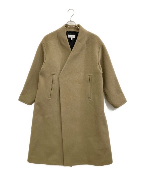 HYKE（ハイク）HYKE (ハイク) NO COLLAR PEA COAT カーキ サイズ:２の古着・服飾アイテム